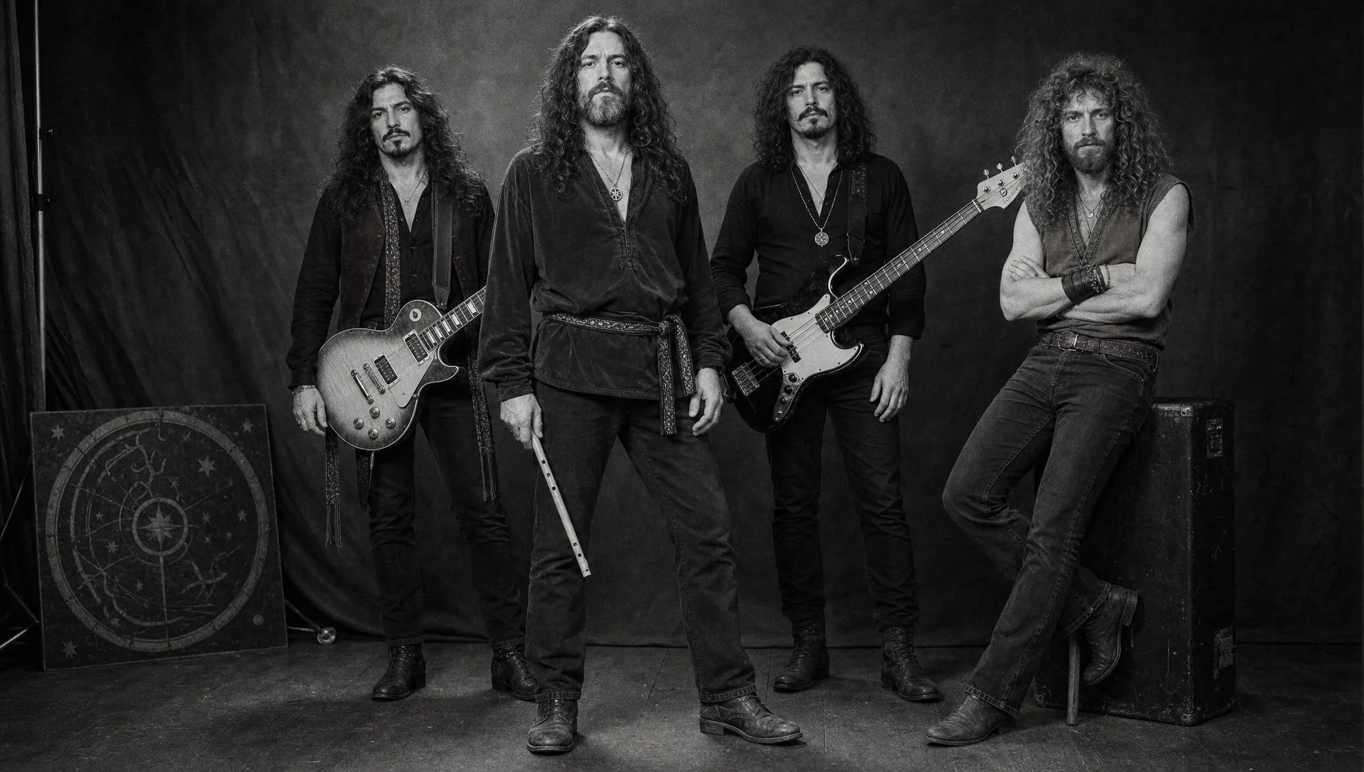 Humble Wizard — Astrolabe Records publicity session, 1978