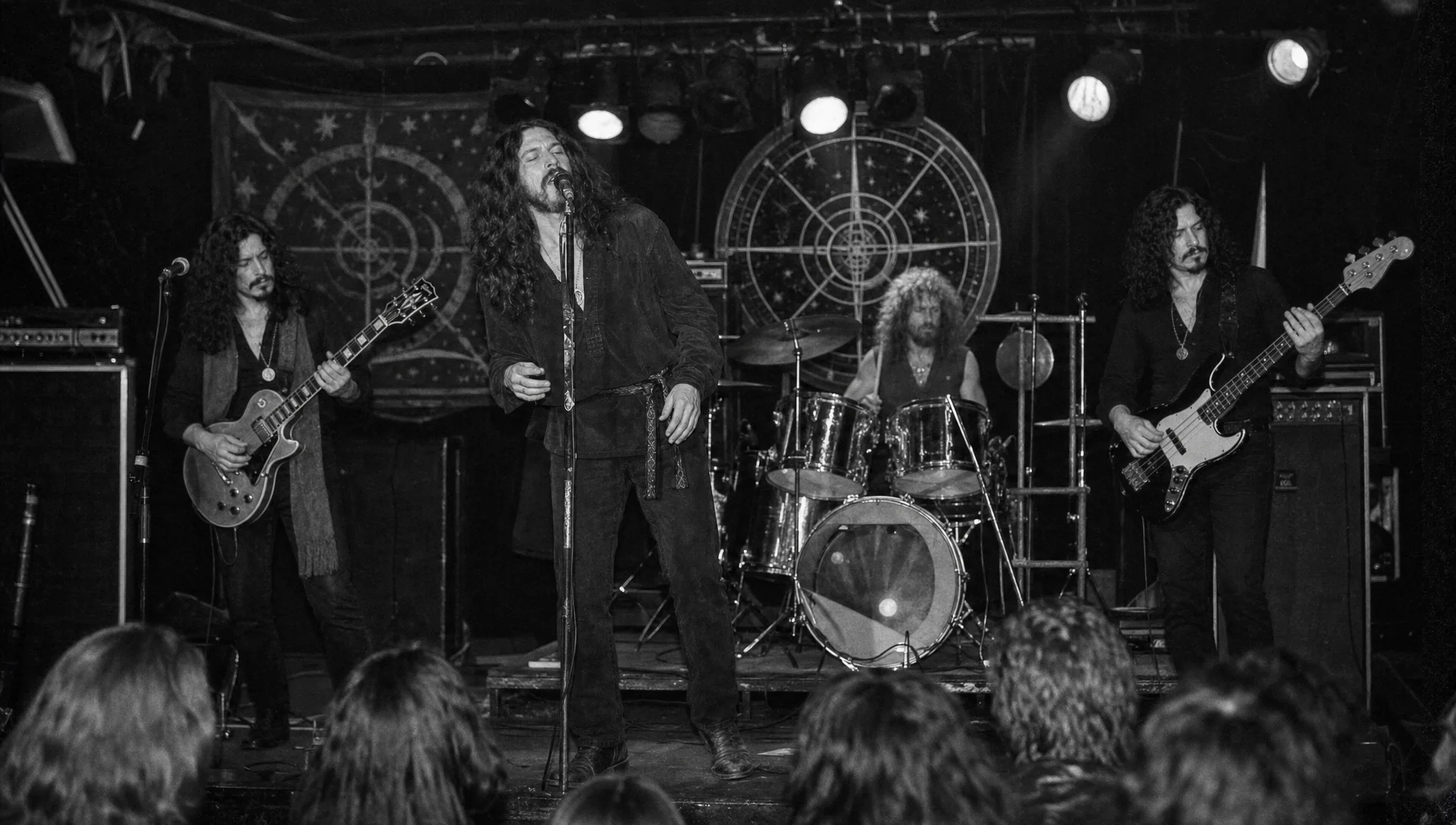 Humble Wizard performing live, 1978